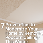 7 Proven Tips to Modernize Your Home by Removing Popcorn Ceilings This Winter