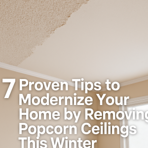 7 Proven Tips to Modernize Your Home by Removing Popcorn Ceilings This Winter