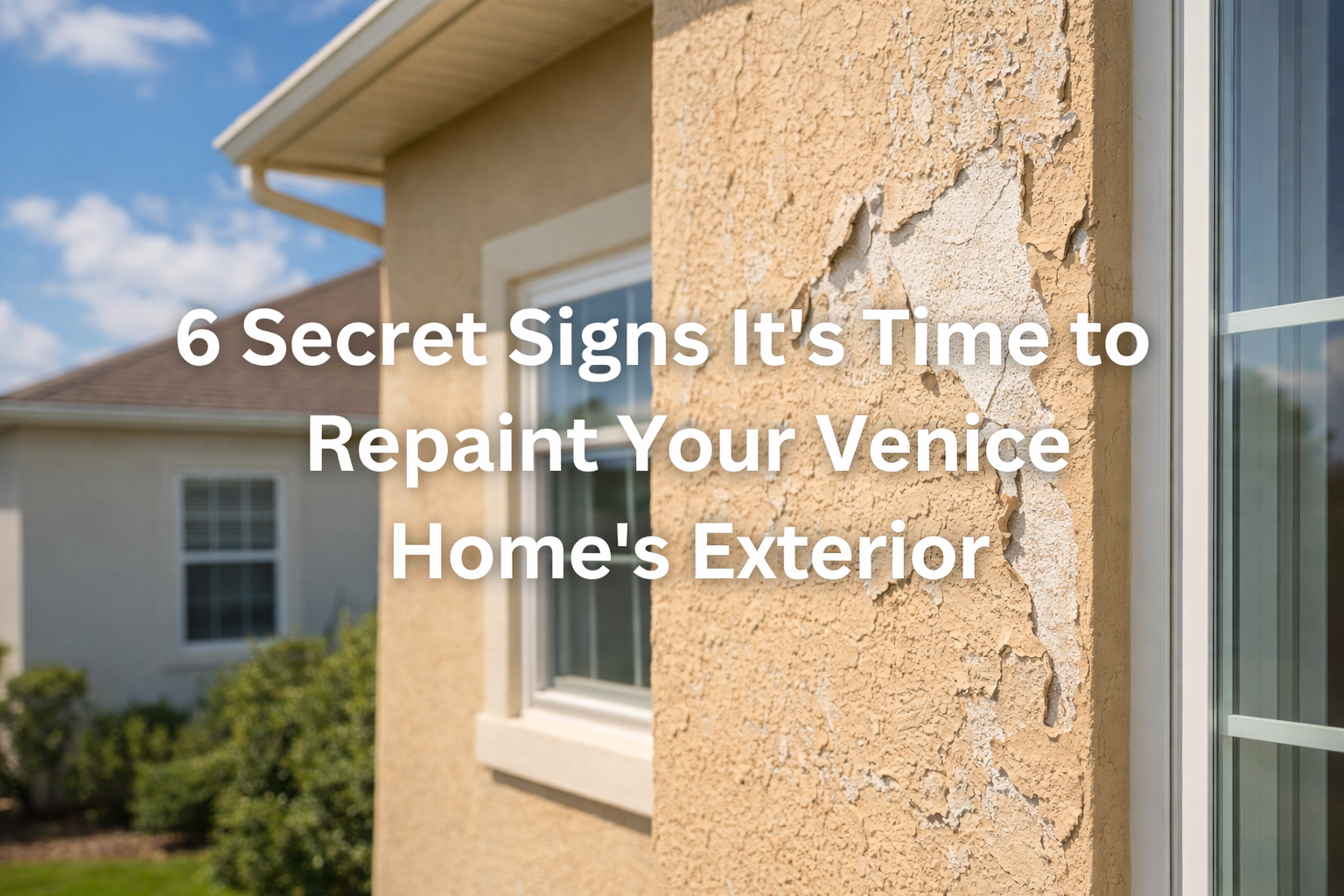 You are currently viewing 6 Important Signs It’s Time to Repaint Your Venice Home’s Exterior
