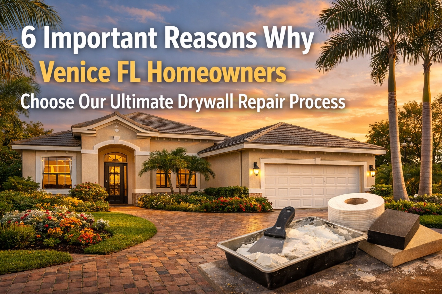 Read more about the article 6 Important Reasons Why Venice FL Homeowners Choose Our Ultimate Drywall Repair Process